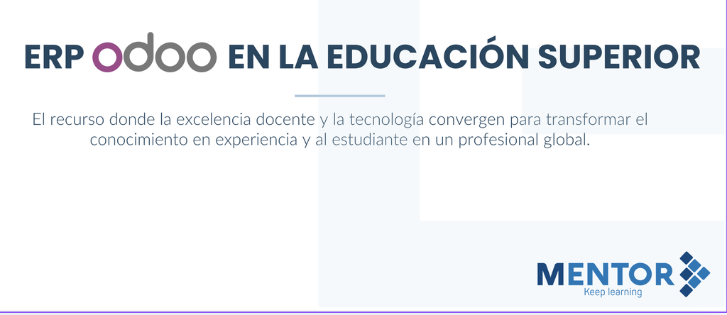ERP ODOO EN LA EDUCACIÓN SUPERIOR