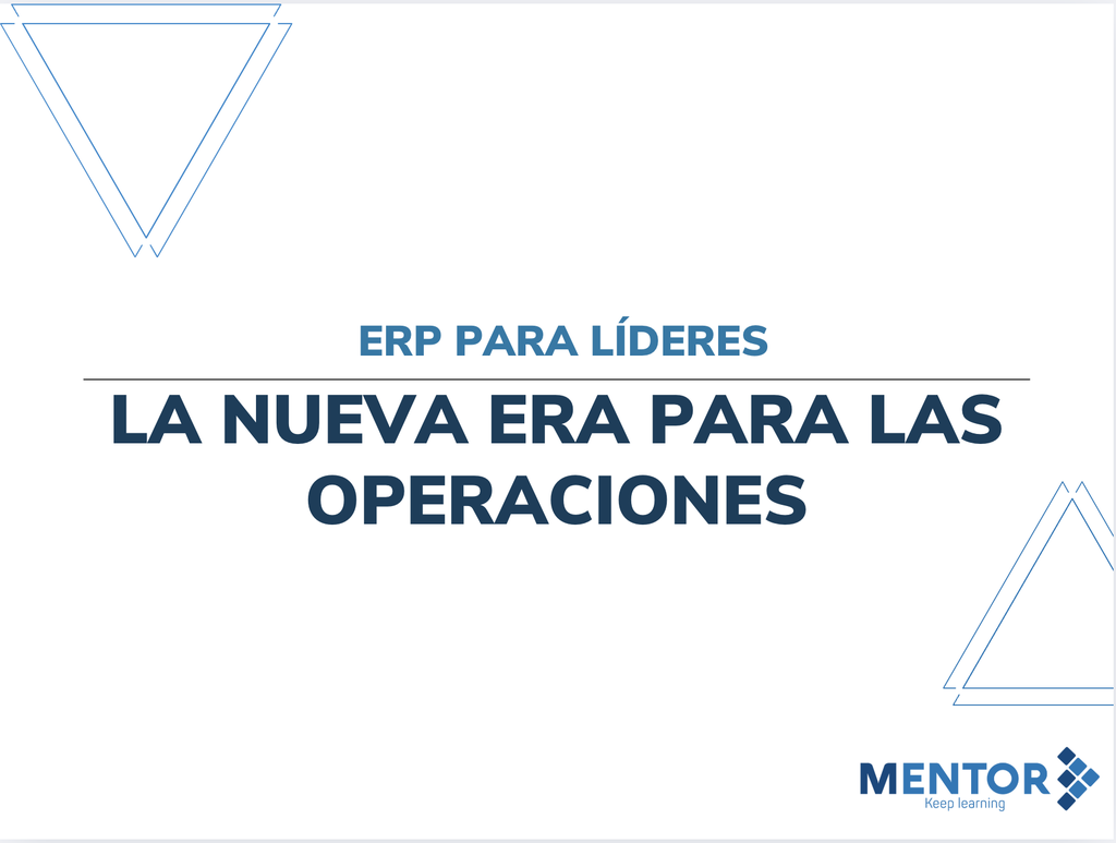ERP for leaders. The new era of operations